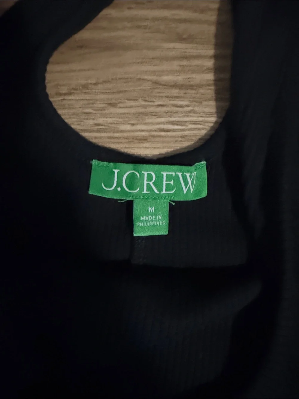 J. Crew Black Ribbed Cross-Back Maxi Dress